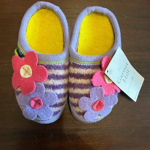 Halflinger for Garnet Hill Kids Boiled Wool Mules non slip slippers kids size 11